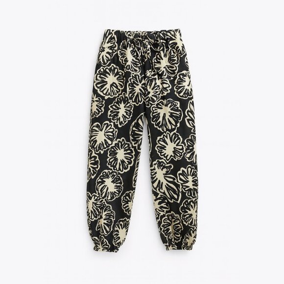 Fun graphic black and white pants - Picture 1 of 3